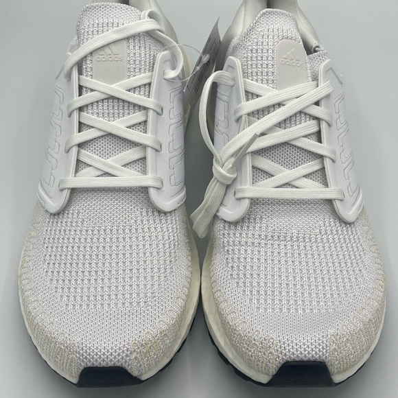 Adidas Ultraboost 20 Men’s Running Shoes Athletic Sneaker White Trainers defects - Picture 2 of 10